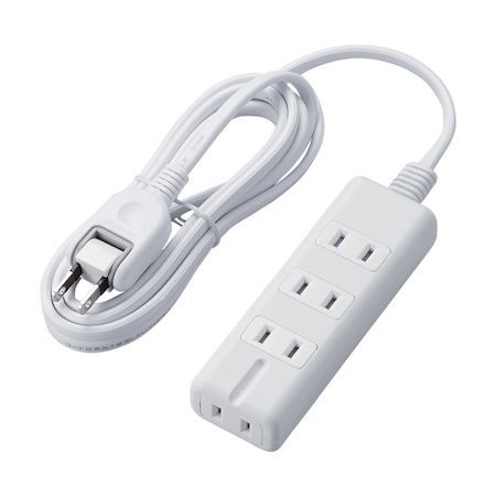 樂天商城 - エレコム ELECOM T-KM01-2420WH スタンダード雷／磁石4口2m
