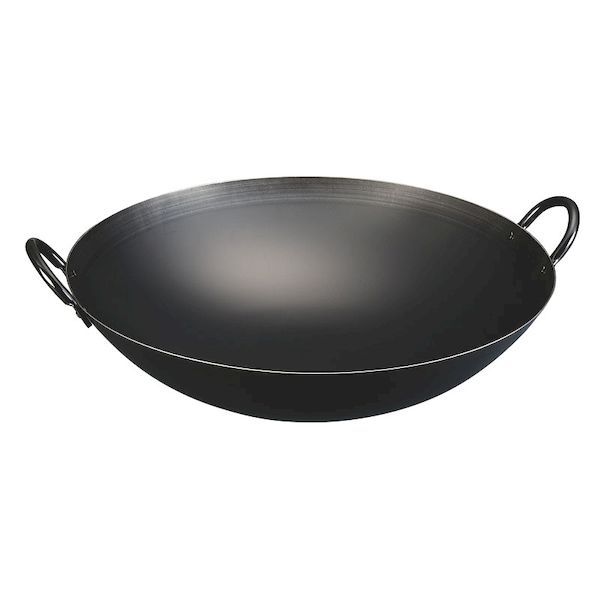 4949362721733 カンダ 神田鉄鍋／鉄プレス両手中華鍋 57cm