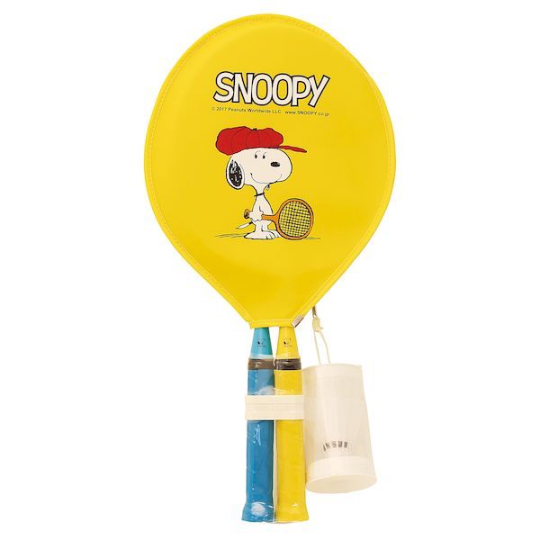 4982724234007 SNOOPY SN−102 ミニバドミントンラケット・シャトルセット 2本組 色...