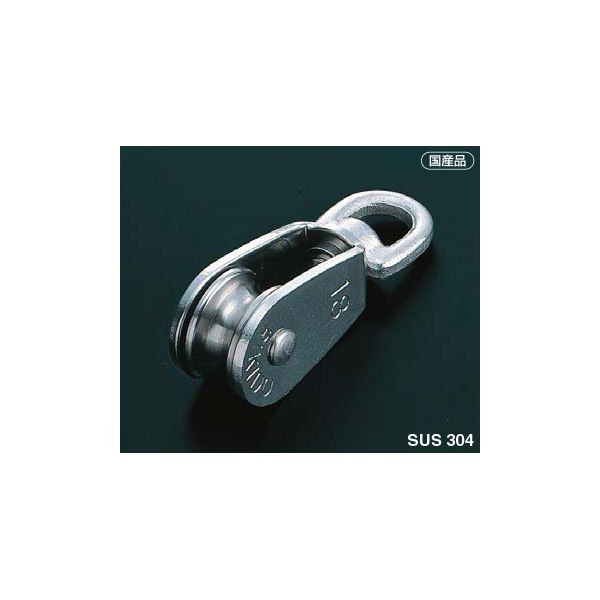 (LINEクーポン有)ふじわら アイオウル R18-S リキドーブロック 1車 18mm 滑車 R18S