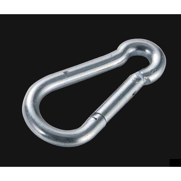 (LINEクーポン有)ふじわら アイオウル UKF-6 鉄ユニクロ カラビナフック 6mm UKF6