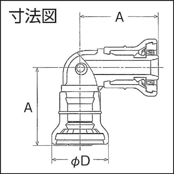 【あす楽対応】「直送」クボタケミックス JOQ2-L 16 PB Jワンクイック2JOQ2－Lエルボ16PB 3