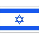 「直送」東京製旗 406124 卓上旗 16×24cm イスラエル
