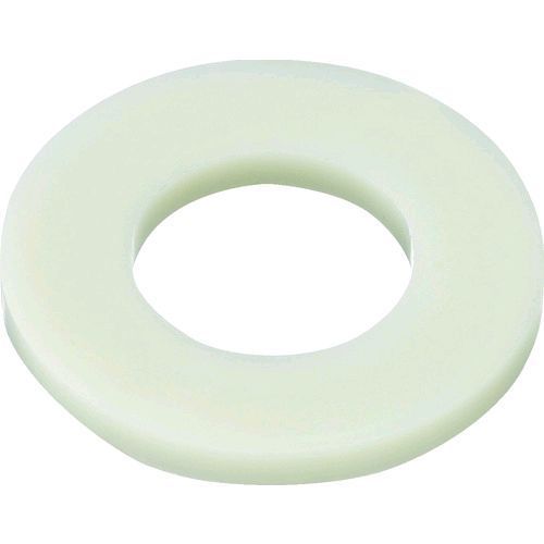 【即納在庫品】「直送」TRUSCO BRENY-WM6X6.4-12.5-1.6 ガラス繊維強化ポリアミドMXD6 RENY白 ワッシャー M6用 50個入