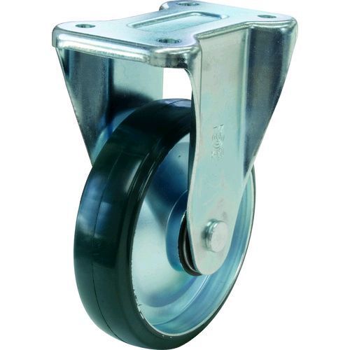 (LINEクーポン有)ユーエイ PMR-150UWBINJ プレート式 固定 キャスター ウレタン 車輪径150mm PMタイプ PMR型 取付寸法112×50 100×56 PMR150UWBINJ ユーエイキャスター YUEI