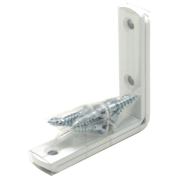 (LINE coupon available) CONTEC 4935772110021 BK-093 Color decorative angle 60x60mm 2 pieces White