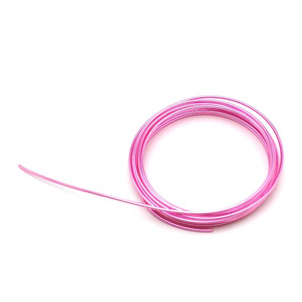 【11/25限定!抽選で最大100%ポイントバック】日本化線 4938901720238 デザインワイヤー 自遊自在 wire COLOR メタリックピンク 線...