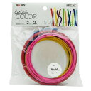 日本化線 4938901772923 デザインワイヤー 自遊自在 wire COLOR 5色5巻セット ビビット 直径2mm×長さ2m(3)