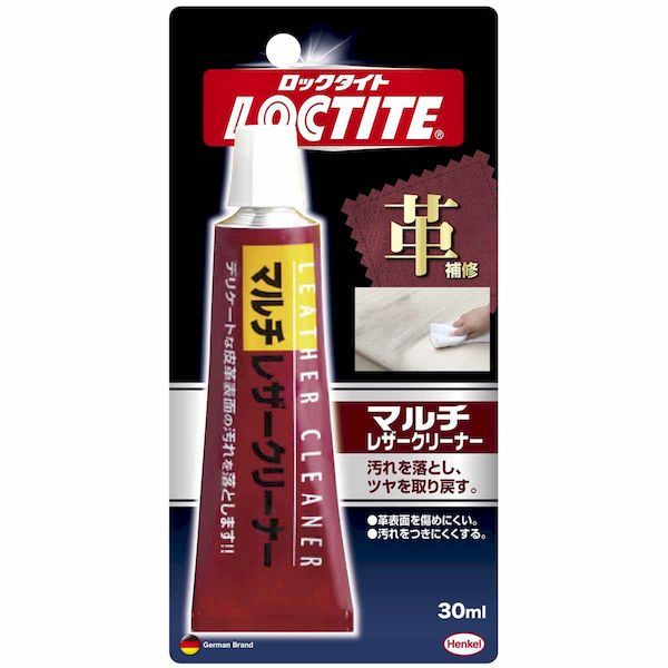 (LINEクーポン有)ヘンケルジャパン 4976742257834 DLC-030 ロックタイト 革補修用 マルチレザークリーナー 30ml LOCTITE 補修用品