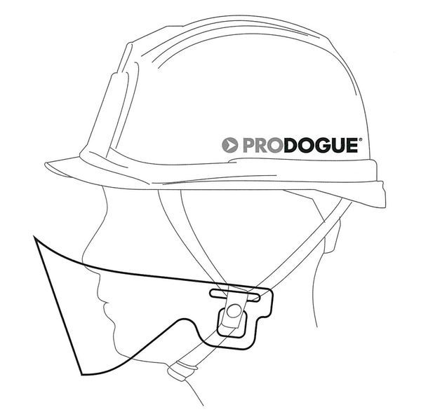 プロドーグ PDHMS100 ヘルメット用マウスシールド10入