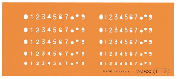 バンコ（VANCO） 10002 テンプレート L-2