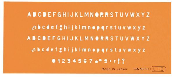 バンコ（VANCO） 10023 テンプレート L−C