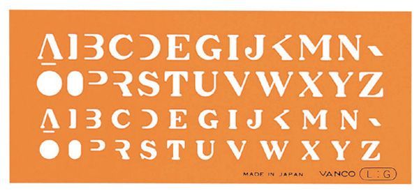 【商品説明】●製図用テンプレート定規●色：オレンジ、両つや●材質：アクリル樹脂●ペンシルアローワンス0.5mm