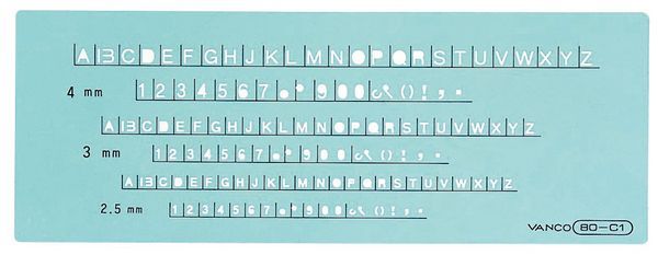 バンコ（VANCO） 10831 テンプレート 80-C1