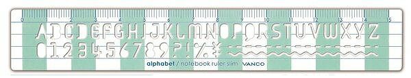 バンコ（VANCO） 39553 ルーラースリム アルファベット