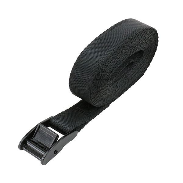 (LINEクーポン有)4977292226226 E-Value カムバックル式荷締ベルト BT-254 BK