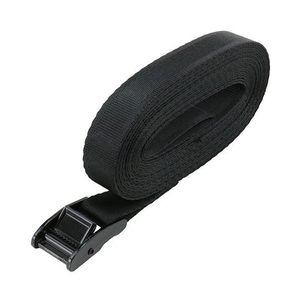 (LINEクーポン有)4977292226233 E-Value カムバックル式荷締ベルト BT-256 BK