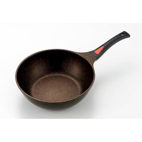 (LINEクーポン有)4989409091955 IHゴールドマーブルフライパン 26ccm深型 114474【キャンセル不可】