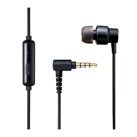 (LINEクーポン有)エレコム ELECOM EHP-CCS100CMMBK イヤホン ヘッドホン モノラル 片耳 カナル型 通話 ..