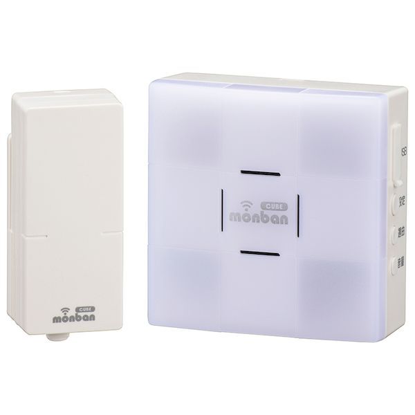 (LINEクーポン有)オーム電機 OCH-SET26-BLUE ワイヤレスチャイムセット 音センサー送信機 単4形×2本使用 ＋光フラッシュ受信機 単3形×3本使用 OCH-SET26-BLUE OCHSET26BLUE