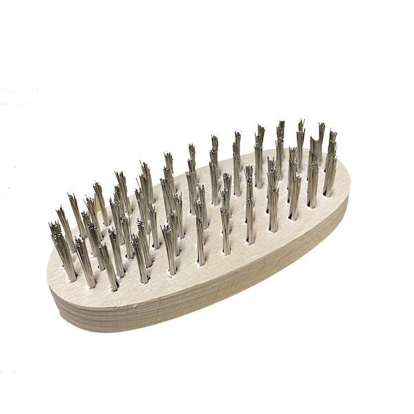 好川産業 4957549250150 ステンレスワイヤーブラシ小判型6行