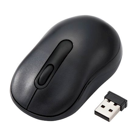 エレコム ELECOM M-DY10DRSKBK ワイヤレスマウス 無線 抗菌 光学式 3ボタン 静音 Sサイズ ブラック