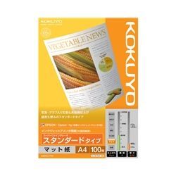 (LINEクーポン有)コクヨ KOKUYO KJ-M17A4-100 インクジェットプリンタヨウシ KJM17A4100