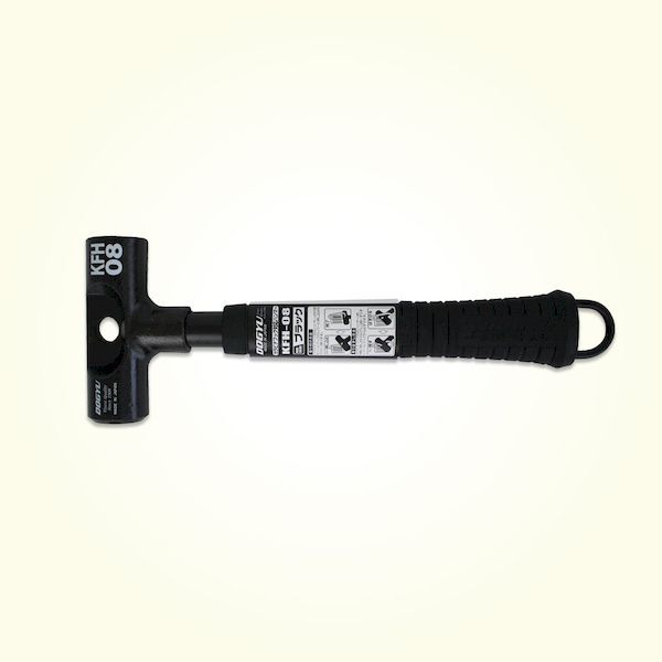 (LINEクーポン有)土牛産業 DOGYU 04849 カラビナフック対応ハンマー KFH-08 ブラック