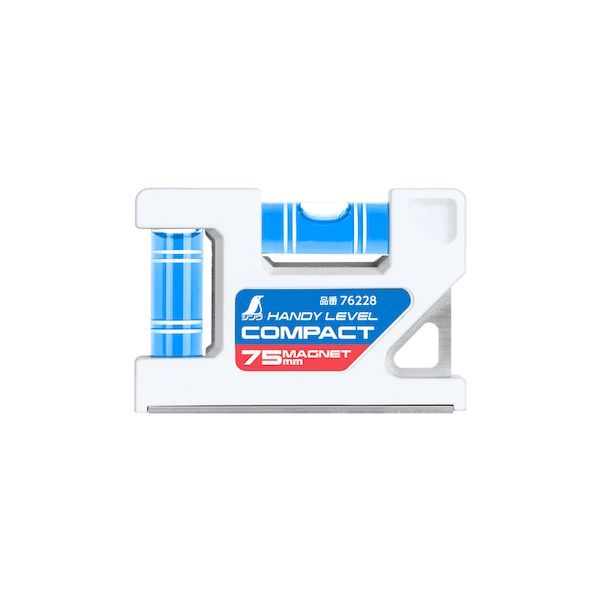 シンワ測定 76228 ハンディレベル コンパクト 75mmマグネット付