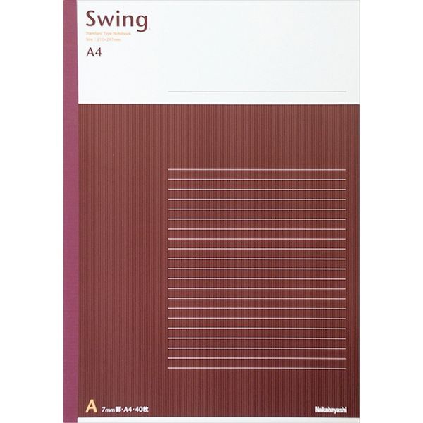 A4 Size - ナカバヤシ ノ-A401A/A スイングスタンダ−ド／A4A罫40枚／A