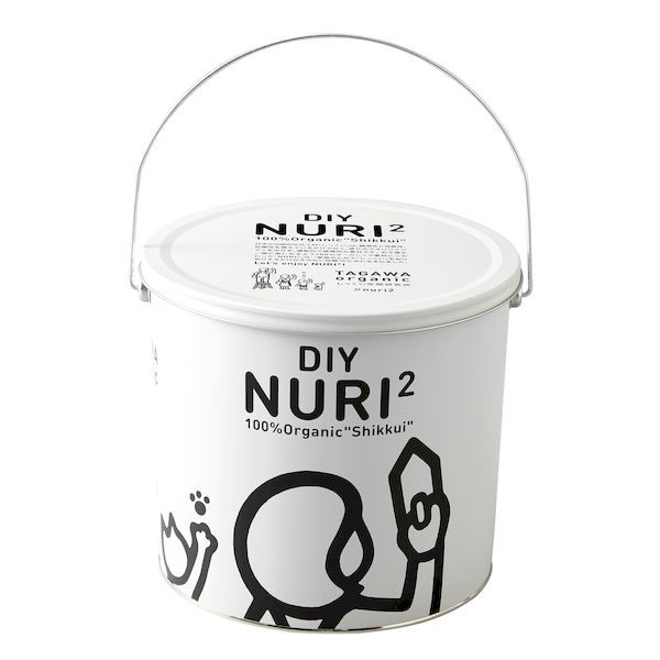 (LINEクーポン有)田川産業 4580339280190 100％オーガニックしっくい DIY NURI2 5kg ミルキーホワイト