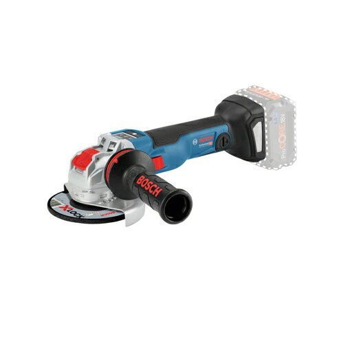 【商品説明】【メーカー名】●ボッシュ(株)【特長】●X-Brakeシステム（ブレーキ機能）、キックバック防止、再始動安全機構、ドロップシャットダウン、防振サイドハンドル、2モーションロックスイッチ、脱落防止保護カバーの安全機能をフル装備。●ワンタッチX-LOCKシステムで作業性も大幅アップ。●100V並みのハイパワーを実現。●高効率のEC（ブラシレス）モーター採用。●大型ユーザーインターフェイスパネルにて回転数の調整や充電残量、温度上昇の確認が可能。●コネクティビティチップを装着することにより、BoschToolboxアプリを搭載したスマートフォンで設定変更が可能。●様々な用途に対応する30種類以上のアクセサリーが使用可能。●ディスクグラインダーにアクセサリーを正しく取り付けるとカチッと音がするため、しっかり装着できたことがわかり、快適に作業を始められます。【仕様】●砥石径(mmφ）：125●定格電圧(V)：DC18（充電式専用バッテリー）●回転数(min-1)：4500〜9000（回転／分）●砥石取付穴径(mmφ)：22.23●質量(kg)：2.9（8.0Ahバッテリー装着時）●充電時間：約68分（空→80％ターボ充電）、約79分（空→フル充電）●サイズ(mm)：（H）110X（W）358【付属品】●防振サイドハンドル●コネクティビティチップ●キャリングケース※本商品は本体のみ。先端工具は別売りとなります【関連商品】ボッシュ BOSCH コードレスディスクグラインダー 8.0Ahバッテリー1個付、充電器、キャリングケース付 GWX 18V-10SC5ボッシュ BOSCH コードレスディスクグラインダー アクセサリーセット 8.0Ahバッテリー1個付、充電器、キャリングケース付 GWX 18V-10SC5Jボッシュ BOSCH コードレスディスクグラインダー 本体のみ、キャリングケース付 GWX 18V-15SC5H&nbsp;&nbsp;