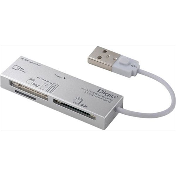 ナカバヤシ CRW-5M52NSL USB2．0マルチカ