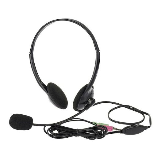 ナカバヤシ MHM-S24BK ヘッドセット/ブラック ナカバヤシ MHM-S24BK ヘッドセット/ブラック