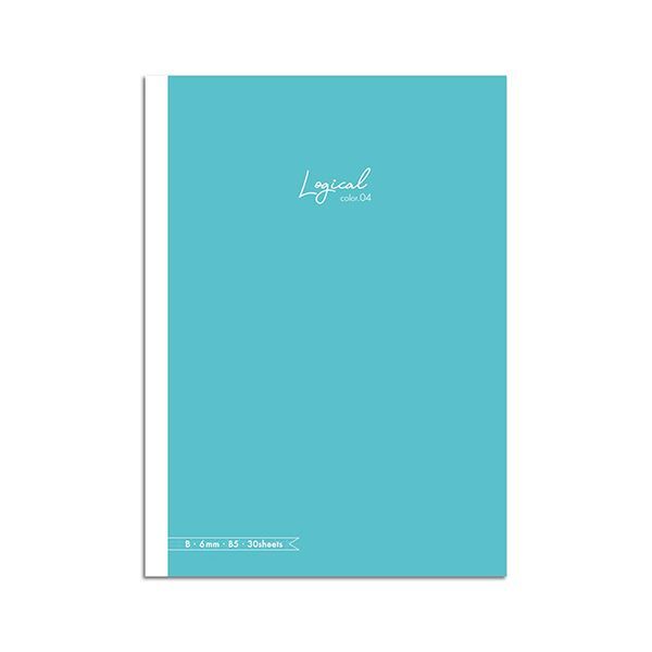 B4 Size - ナカバヤシ NB504B-B4 ロジカルカラーB5／B罫／ブルー4