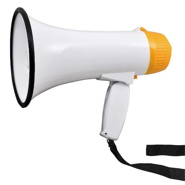 (LINEクーポン有)朝日電器 ELPA AHM-001 折りたたみ式ハンドメガホン AHM001 3