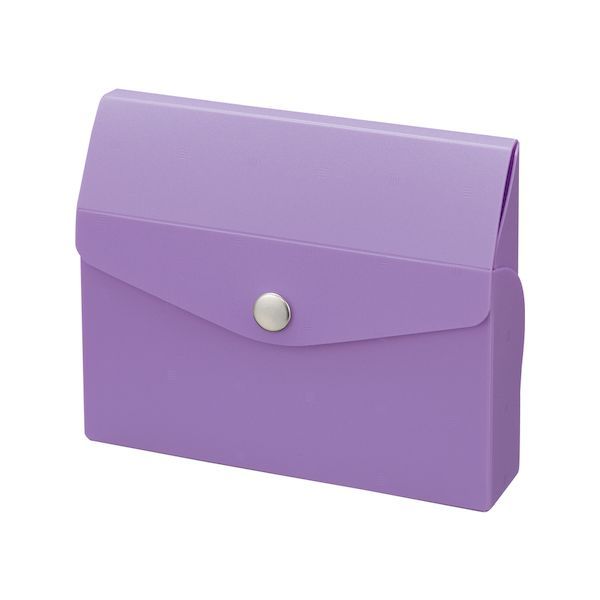 リヒトラブ LIHIT LAB. A6003-10 CUBE FIZZ カードケース パープル A600310