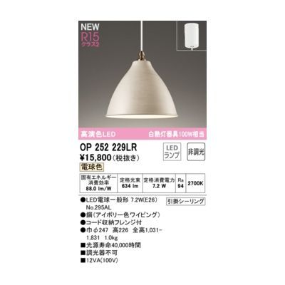 (LINEクーポン有)オーデリック ODELIC OP252229LR ランプ別梱包