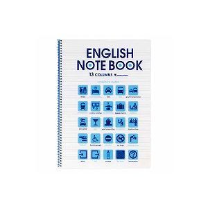 (LINEクーポン有)マルマン N513A-02 B5 ノート 英習字罫13ダン N513A02