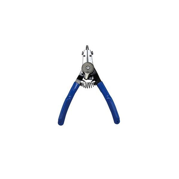 【商品説明】●レバー操作ひとつで軸用・穴用を簡単切り替え●対応スナップリング径(軸用/穴用；mm)： 8〜48/22〜48●全長(mm)：約190●材質(先端部)：合金(Alloy steel)●材質(ホルダー部)：亜鉛合金ダイカスト(Zinc Die Casting)●レバー操作ひとつで軸用・穴用を簡単に切り替えられる。●先端を付け替えれば、軸用ストレートヘッド・90°ヘッド、穴用ストレートヘッド・90°ヘッドの4種類をこれ1本でカバーできる。【セット内容/付属品】●ストレートチップ(1.2mm&1.8mm)、90°先曲チップ(1.2mm)、90°先曲チップ(1.8mm)、チップ部分ネジ締め用六角レンチ（グリップに収納）