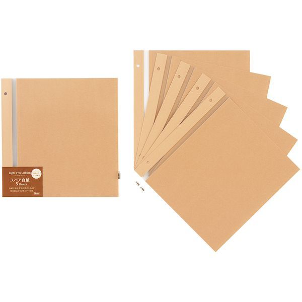 【商品説明】●入数：ライトフリー台紙5枚●台紙サイズ：縦235×横230mm●貼付有効サイズ：縦235×横190mm●XP-4608用スペア台紙