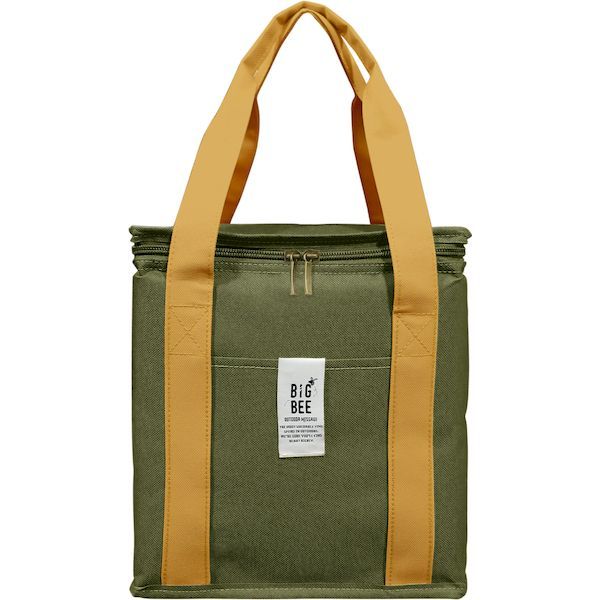 (LINEクーポン有)オカトー 4905016011537 BigBee BOX型クーラーランチバッグ オリーブグリーン
