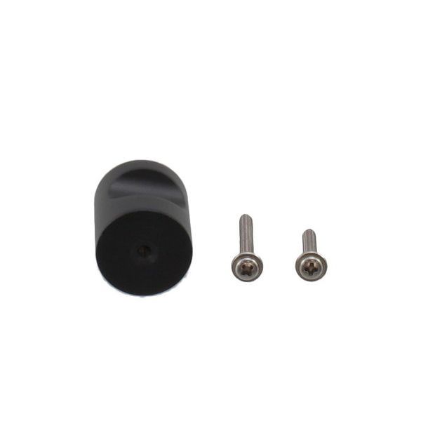 (LINEクーポン有)ハイロジック 4960983309384 30938 SUS201 ラウンドツマミ φ25mm 黒ニッケル