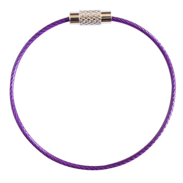 ニッサチェイン P-1756 キーワイヤー 紫 160mm P1756