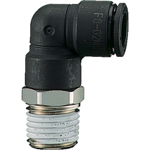 (LINEクーポン有)【即納在庫品】「直送」千代田通商 F6-03ML ファイブメイルエルボ 6mm・R3／8 F603ML ..