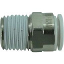 【即納在庫品】「直送」千代田通商 F8-02MW ファイブメイルコネクタ W(白)8mm・R1/4