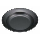 パール金属 UH-0061 メタリックブラックコート 丸型カレー皿【キャンセル不可】