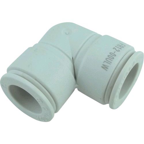 (LINEクーポン有)【即納在庫品】「直送」千代田通商 FR12-00ULW チューブ継手 ファイブユニオンエルボ W 白 12mm FR1200ULW 158-6165 チヨダ CHIYODA