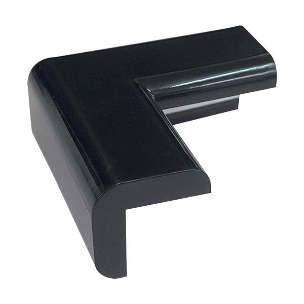 【即納在庫品】「直送」トラスコ TRUSCO TAC-194 屋外用安心クッションコーナー 細 1本入り ブラック