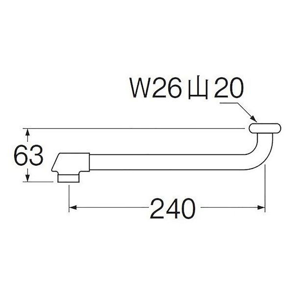 (LINE�����ݥ�ͭ)���ɿ��� SANEI PA10JD-61X2-16 ��Ǯ���ߥѥ��� 240mm PA10JD61X216